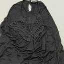 Bluetime Halter Tops for Women Sexy Sleeveless Lace Crochet Dressy Flowy Tank Top Cute Summer Shirts (Medium, Black)