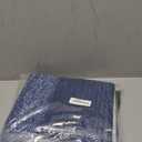 Kitinjoy Indoor Outdoor Door Mat, 36x24 Non-Slip Absorbent Dirt Trapper, Low-Profile Washable Inside Entrance Front Floor Mat, Sturdy Soft Entry Doormats for Entryway, Navy Blue