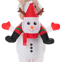 Christmas Inflatable Costume for Kids Blow up Funny Riding on Costume for Children Boy Girl Party Cosplay Outfit