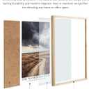 canvas wall art Oak Walking Path framed Wall Art - 8x10-inch frame artwork wall decor, Unknown Journey Earth Road Printed Wall decoration Living Room, bedroom, Office Gallery Gift Set 1 (abstract)