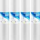 PUREPLUS 20 Micron 20" x 4.5" Whole House Sediment Home Water Filter Replacement Cartridge, Compatible with DGD-5005-20, AP810-2, P5-20BB, FP25B, FPMB5-20, 155358-43, SDC-45-2005, 4 Pack