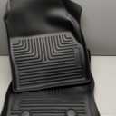 Husky Liners Weatherbeater Floor Mats | Fits 2020-2024 Ford Transit Connect w/Vinyl Flooring | Front Row, 2-pc Black - 13351