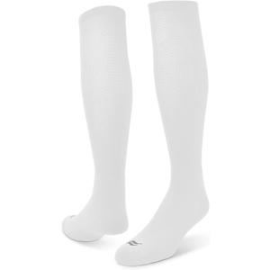 Sof Sole All Sport Over-The-Calf Team Athletic Performance Socks (2 Pair) (Medium, White)