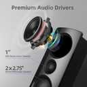 Elimavi Computer Speakers with Subwoofer, 2.1 PC Speakers with Powerful Bass and 120W Peak Power,Bluetooth 5.3, Aux/RCA/Optical/Coaxial,in for Desktop, Monitor, Gaming