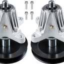 2PCS Spindle Deck Assembly with Pulley for Cub Cadet MTD Troy Bilt 618-06978 918-06978 54" Deck Mower