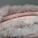 8x10 Feet Area Rugs for Living Room Bedroom,Pink and White Machine Washable Soft Fluffy Shaggy Indoor Rug, Floor Carpet for Girls Boys Kids, Dorms, Nursery Rooms, Home Decor Aesthetic