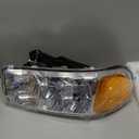 DWVO Headlights Assembly Compatible with 1999-2006 GMC Sierra 1500/2500, 07 Sierra 1500/1500HD/2500HD/3500 Classic, 00-06 GMC Yukon/Yukon XL Headlamp Amber Reflector Clear Lens Chrome Housing