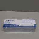 NDYIN Portable Printers Wireless for Travel, N80 Wireless Thermal Printer Bluetooth Inkless Printer Support 8.5" X 11" US Letter & A4, Compatible with iOS, Android, Laptop