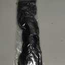 Synthetic Clip in Black Hair Extensions for Women, 6 PCS Natural Black Hair Extensions, Thick Hairpieces Double Weft Wavy Hairpieces, Soft Hair & Blends Well (20inch, 6pcs, Natural Black)