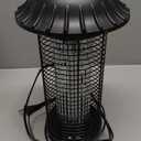 Buzbug LED Bug Zapper Indoor Outdoor, 10 Years Lifespan, 6.5ft Power Cord, IPX4 Waterproof, High-Voltage, Mosquito Zapper, Fly Trap Mosquito Trap, Fly Killer Fly Zapper -MO008C (New Black)