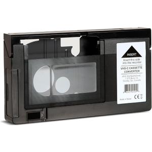 Original Factory Sealed My Needle Store Cassette Adapter for Camcorders SVHS VHS-C to VHS – Ideal for VCR Player, VHS Tapes, Video Cassette Player and VHS to Digital Converting.