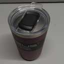 Ideus 20 oz Tumbler, Travel Coffee Mug with Splash Proof Sliding Lid, Double Wall Stainless Steel Vacuum Insulated Coffee Mug for Home and Office, Keep Beverages Hot or Cold, Red Violet