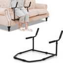 Fanwer Stand Assist for Couch and Sofa, Settee Lift Assist for Elderly, Y-Shaped Grab Bar Standing Aid for Patients, Adults, Seniors and Disabled, Adjustable Daily Living Mobility Aid, Black