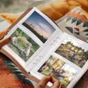 Photo Album 4x6 200 Photos, Genuine Leather Albums Page Refillable with 30 Pieces Writing Paper, Best Gift for Travel Wedding Kids Graduation Baby Picture Album Scrapbook