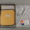 Lumiboard LED Drawing Board, LED Note Board, Acrylic Dry Erase Glowboard with 4 Modes & 7 Colors Light, Include Adapter, Led Doodle Board for Kids, Halloween or Christmas Decorations (Small)