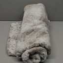 Faux Fur Throw Blanket for Couch, Fluffy Fuzzy Plush Bubble Blanket, Soft Warm Cozy Shaggy Rabbit Blanket, Luxury Decorative Gifts for Sofa Bedroom Living Room, 60x50inch (Beige)