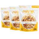 NuTrail Nut Granola Cereal, Honey Nut, No Sugar Added, Keto, Low Carb, Gluten Free, Grain Free, Healthy Breakfast 8 oz. 3 Count (EXP 04/13/26)