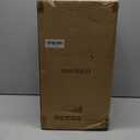 Outdoor Lamp Post Lights, Aluminum Rust-Proof Globe Post Light for Porch Front Door Driveway Lawn Garden, Black Sphere Exterior Pillar Post Light, Hardwired 3" Pier Mount Post Lantern (Black no sensor-17.5"(H))