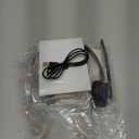 Trucker Bluetooth Headset with Microphone, Wireless Cell Phone Headset with Noise Canceling Mic Charging Base Mute Function for Home Office Call Center Skype (Black&Silver)