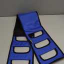 Padded Patient Transfer Sling Gait Belt, Breathable Lift Aid for Elderly and Disabled, Mobility Assistance Belt (Blue)