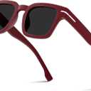 Trendy Sunglasses for Women Men Driving Square Frame UV Protection