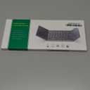 Samsers Foldable Bluetooth Keyboard with Touchpad - Portable Wireless Keyboard with Holder, Rechargeable Full Size Ultra Slim Pocket Folding Keyboards for Android Windows iOS Tablet & Laptop - Gold (BT x1)