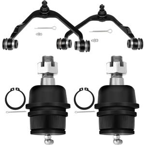 Front Upper Control Arm And Ball Joints Assembly Fit 1999-2003 for Ford for F-150 1997-2002 for ford Expedition 1998-2002 for Lincoln Navigator 4WD, 4Pcs