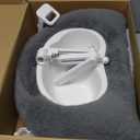 Lamicall Tablet Pillow Stand Holder - [360 Adjustable Arm][Soft & Washable] Kindle iPad Holder for Bed, Kindle Accessories for Reading, iPad Stand with Bowl for 4.7-13" Tablet, E-Reader, iPhone (Gray)