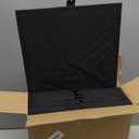 Amazon Basics Collapsible Cube Storage Organizer Bins, 6-Pack, 10.5 x 10.5 x 11 inches, Black