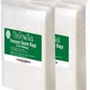 O2frepak 200 Pint 6" x 10" Vacuum Sealer Bags with BPA Free and Heavy Duty, Vacuum Seal Food Sealer Bags,Great for Food Storage Vaccume Sealer PreCut Bag