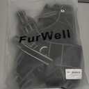 FurWell Dog Knee Brace with Adjustable Support – ACL & CCL Tear Recovery, PostSurgery Stabilization, Mobility Aid for Rear Legs – Includes Secure Chest Harness for Dogs (Both Legs, L)