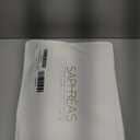 SAPHREAS 100% Washed Cotton Duvet Cover Queen Size Set, Linen Like Comforter Cover with Zipper Closure & Corner Ties (No Comforter), 90x90 Cream