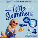 Huggies Little Swimmers Disposable Swim Diapers, Size 4 (24-34 lbs), 36 Ct (2 packs of 18), Packaging May Vary