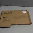 HUANUO Monitor Riser for Desk, Desk Organizer,Laptop Shelf w/Vented for Screen, Computer Stand for PC, Printer, for Home & Office (Black)