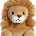 Aurora® Adorable Palm Pals Leno Lion Stuffed Animal - Pocket-Sized Play - Collectable Fun - Brown 5 Inches