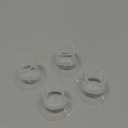 Momcozy Flange Insert 21mm Compatible with 24mm Flange/Shield of Most Pumps, Insert for Breast Pump Replacement Accessories, 4PCS 21mm
