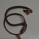 SOPROM Crossbody Strap for Longchamp Mini Bag, Strap Kit for Long Champ Le Pliage(Width:11mm,Color:Brown&Gold)