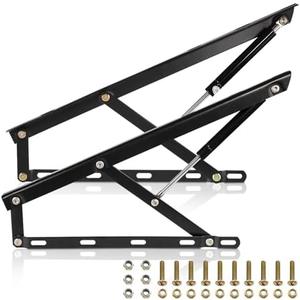Dyna-Living Bed Lift Mechanism 22kg/48.5lbs Load Capacity Hydraulic Gas Spring Bed Storage Lift Kit for Storage Sofa Cabinet, 1.96 FT