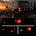 Tail Light for Honda Pilot 2003-2008 Left+Right Side Rear Brake Lamp w/Bulb