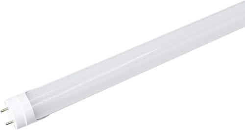 LightingWill LED T8 Light Tube 3FT, Natural White 4000K, Dual-End Powered Ballast Bypass, 2000Lumens 15W (32W Fluorescent Equivalent), Frosted Cover, AC85-265V Lighting Tube Fixtures, 1Pack