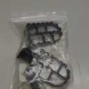 FLYPIG Aluminium Footpegs Foot Pegs Footrest Foot Rest For Dirt bike 50 70 90 110 PW50 TW200 XR50R XR70 CRF50 CRF50F CRF70 CRF70F CRF80 CRF80F CRF100F KLX110 TT225S Black