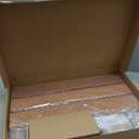 20 Inch Folding Teak Shower Bench - Wall Mounted Space-Saving Shower Seat for Elderly & Adults, Brushed Nickel Cover, 400lb Weight Capacity, Ideal for Shower