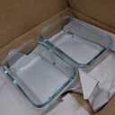 Snapware Glass Total Solutions (12-Pack) Food Storage Containers Set, (1, 2 & 4 Cup), Airtight & Leakproof Plastic Locking BPA-Free Lids, Freezer Dishwasher Microwave Safe, 24 Piece