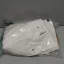 vintage pants, white, flared bottom (XXL)