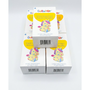 Gotta Pop Paint Your Own Squishy Unicorn, 5 Pack