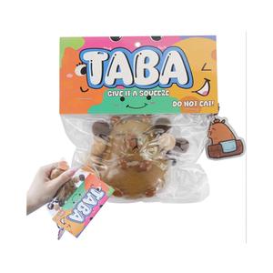 Taba Squishy Toys, Valentines Cat Paw Cute Kawaii Squeeze Toys ,Sticky Squishy Fidget Toys Silicone Squeeze Toy for Stress Relief, Cute Soft Toys, Best Valentines Gift for Anniversary