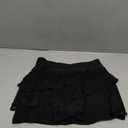 Aleumdr Women's Waistband Layered Swimdress Ruffle Swim Skirt Swimsuit Bottom, M