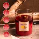 COSMIQ Home Spice Candle, 20oz Jar Candles for Home Scented, 110 Hours Burning Time, 100% Natural Soy Candles, Relaxing Aromatherapy Scented Candle, Chic Home Decor, Housewarming Gifts for Women