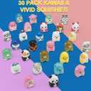 30 Packs Party Favors Slow Rising Animals with Capsules,Goodie Bag Stuffers,Birthday Gifts,Treasure Box Toys, Kids Classroom Prizes,Claw Machine Toys,Mini Animal Toys,Stress Relief Squishy toys