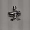 Solid Brass 3-way G1/2 Shower Diverter Chrome Plating